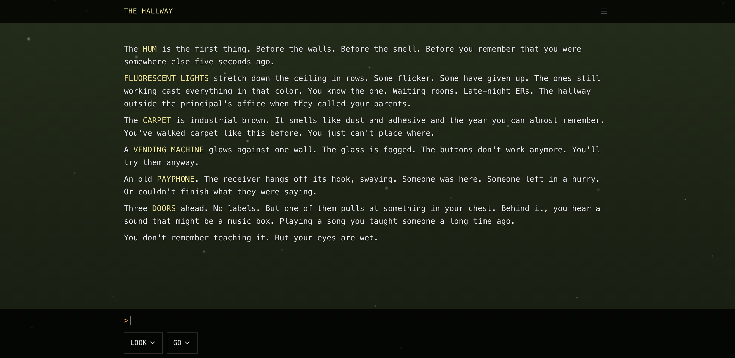 The new design, shown with placeholder text