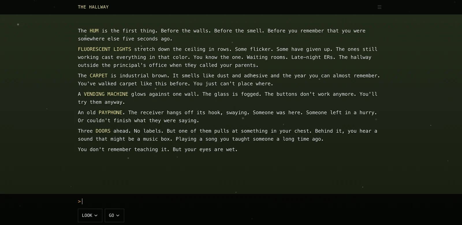 The new design, shown with placeholder text